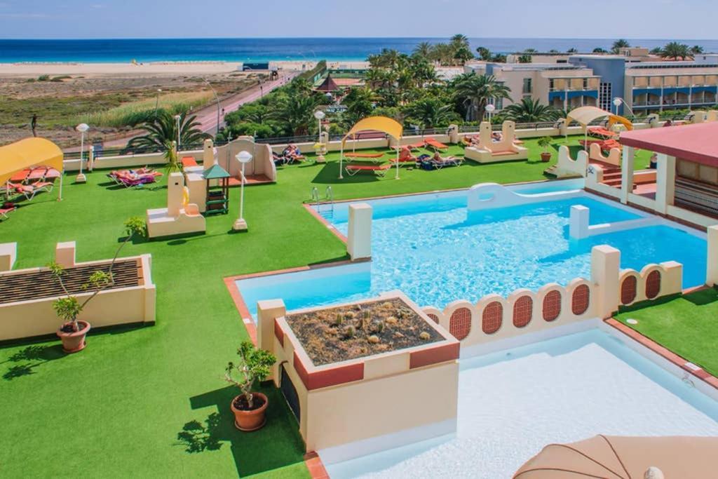 Appartamento terrazza e vista sull'oceano, Wi-Fi, piano 3, piscina sullo stesso piano Morro Jable  Esterno foto
